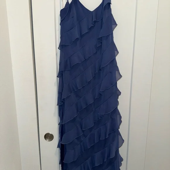 Lulu's Ruffle Midi Dress - Picture 1 of 4